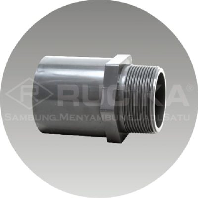 Valve Socket AW Rucika Sock Drat Luar 1 x 3/4 Inch
