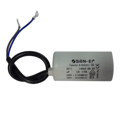 Kapasitor Pompa Air Bulat San-ei 14 uf - 450V