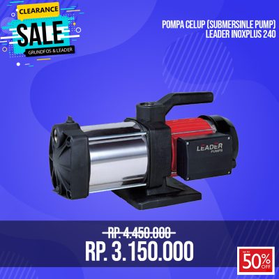 Mesin Pompa Air Booster Leader Inoxplus 240