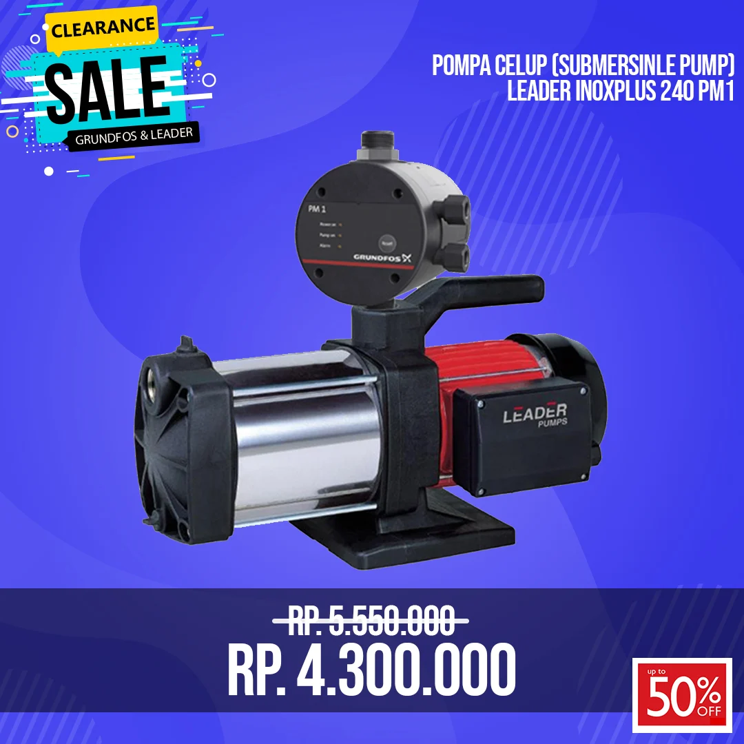 Mesin Pompa Air Booster Inoxplus Leader 240 PM 1