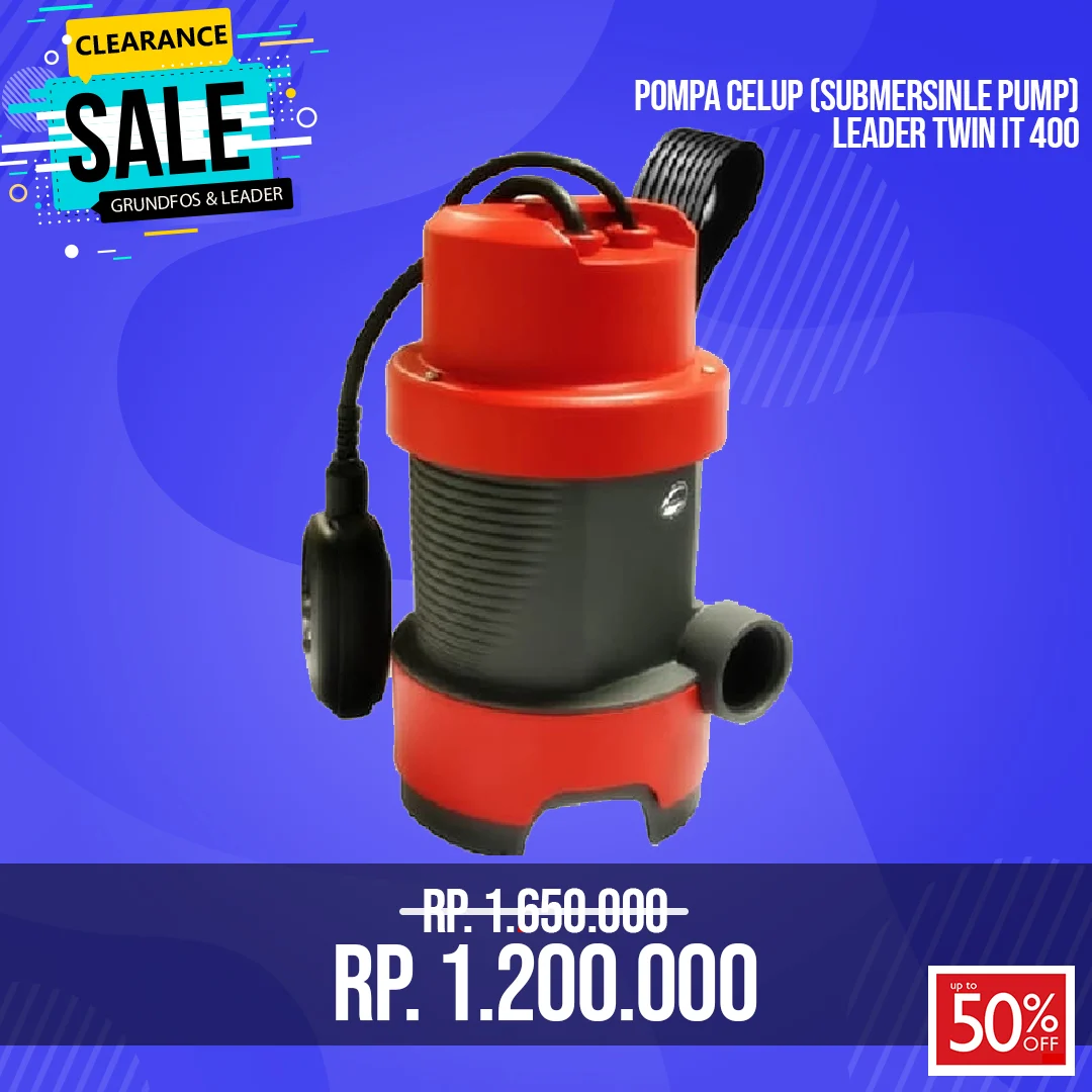 Pompa Air Celup Leader Twin IT 400