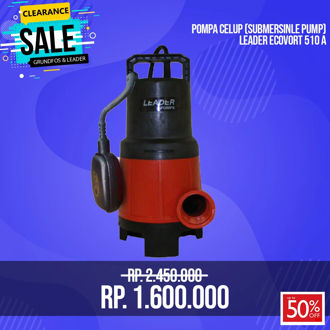 Pompa Air Celup Leader Ecovort 510 A